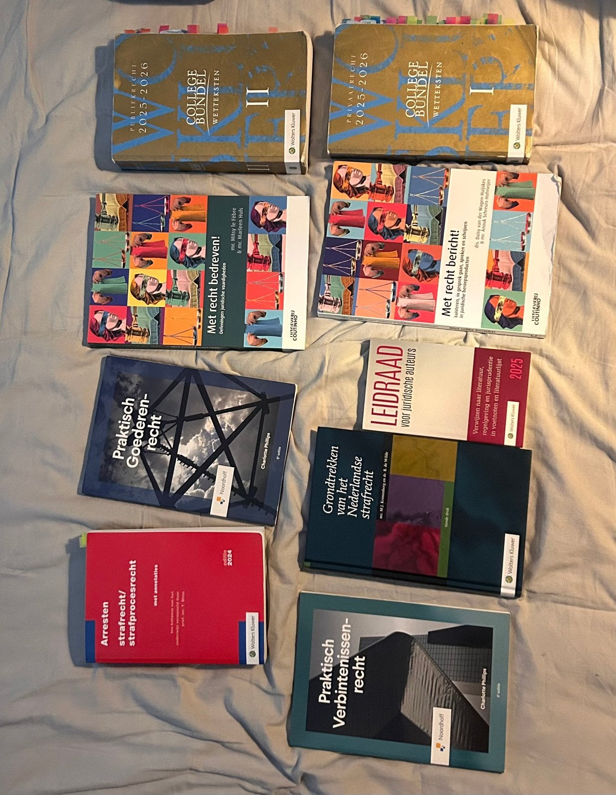 Hbo rechten schoolboeken, Ophalen of Verzenden, Zo goed als nieuw, School, Studie en Wetenschap