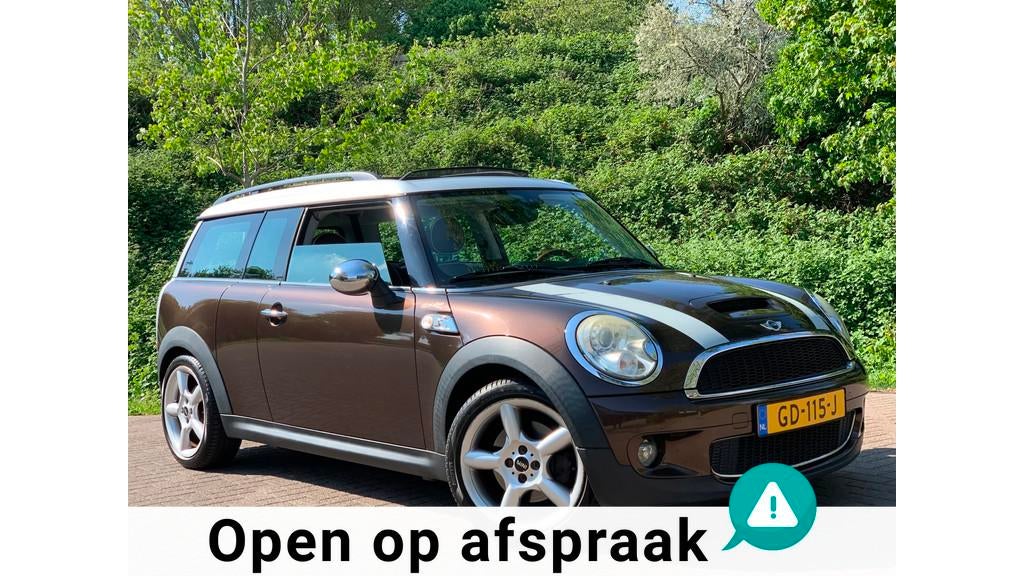 Mini Mini Clubman 1.6 Cooper S Chili PANO LEDER NAVI FULL OP, Gebruikt, Clubman, 4 cilinders, Bruin