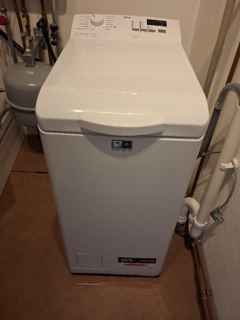 Aeg lavamat 6000 serie, Ophalen, Gebruikt, Bovenlader, 85 tot 90 cm