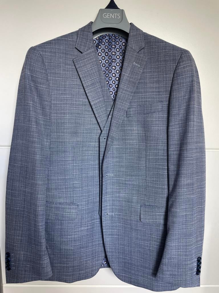 Gents 3-delig pak: pantalon, colbert en blazer, Kleding | Heren, Kostuums en Colberts, Ophalen, Zo goed als nieuw, Maat 52/54 (L)