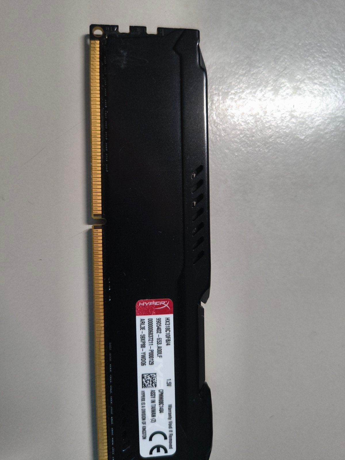 HyperX HX318C10FB/4 DDR3 RAM Geheugenmodule, Computers en Software, RAM geheugen, Gebruikt, Server, DDR3, Ophalen of Verzenden