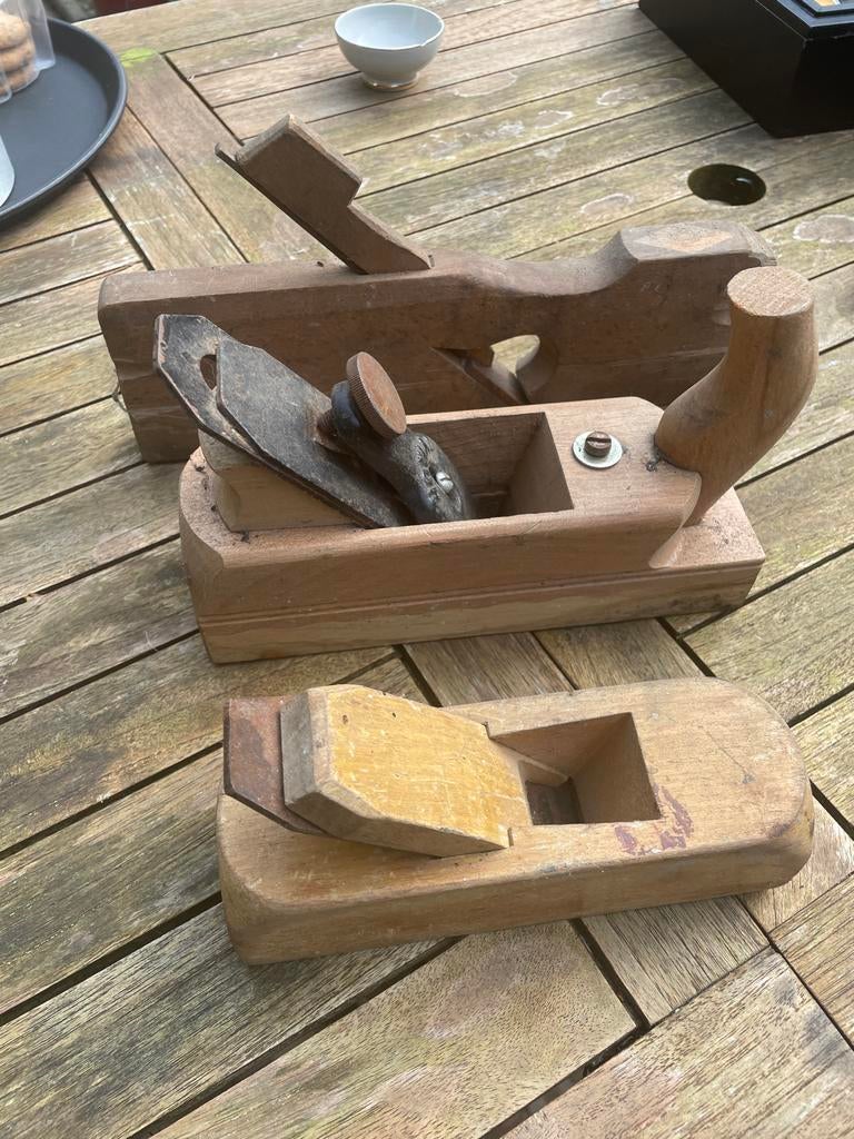 Antieke blokschaven voor timmerman/houtbewerker, Antiek en Kunst, Ophalen of Verzenden