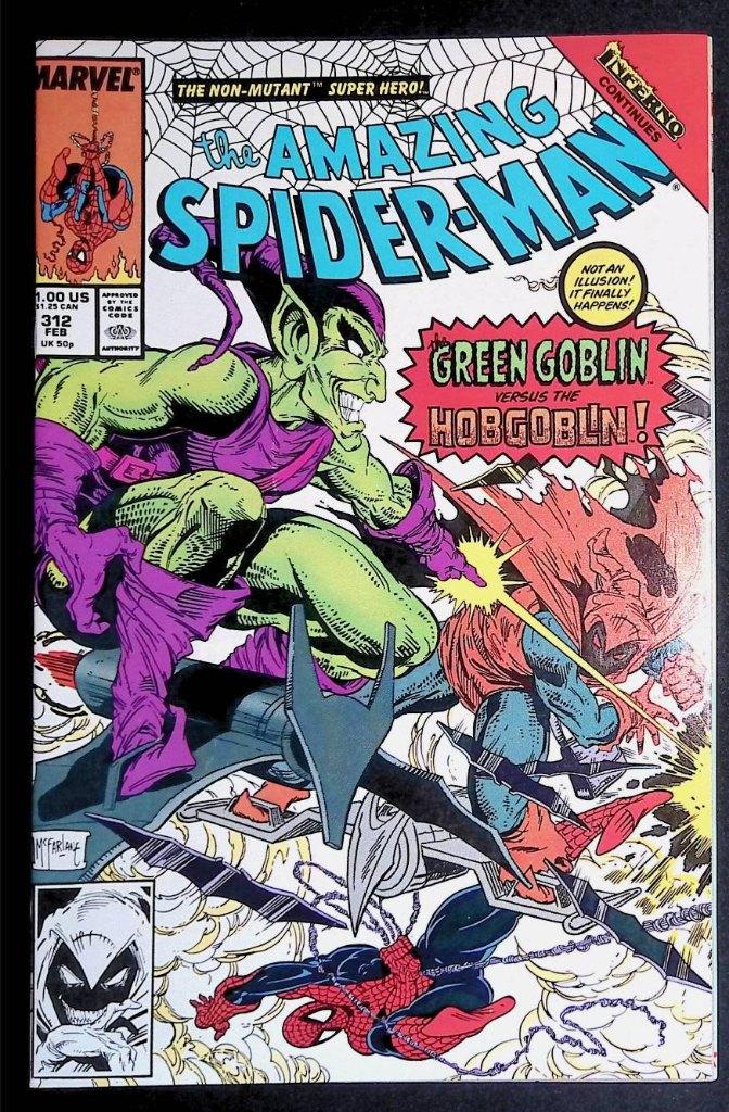 Amazing Spider-Man (1963 1st Series) #312, Eén comic, Ophalen of Verzenden, Gelezen, Amerika