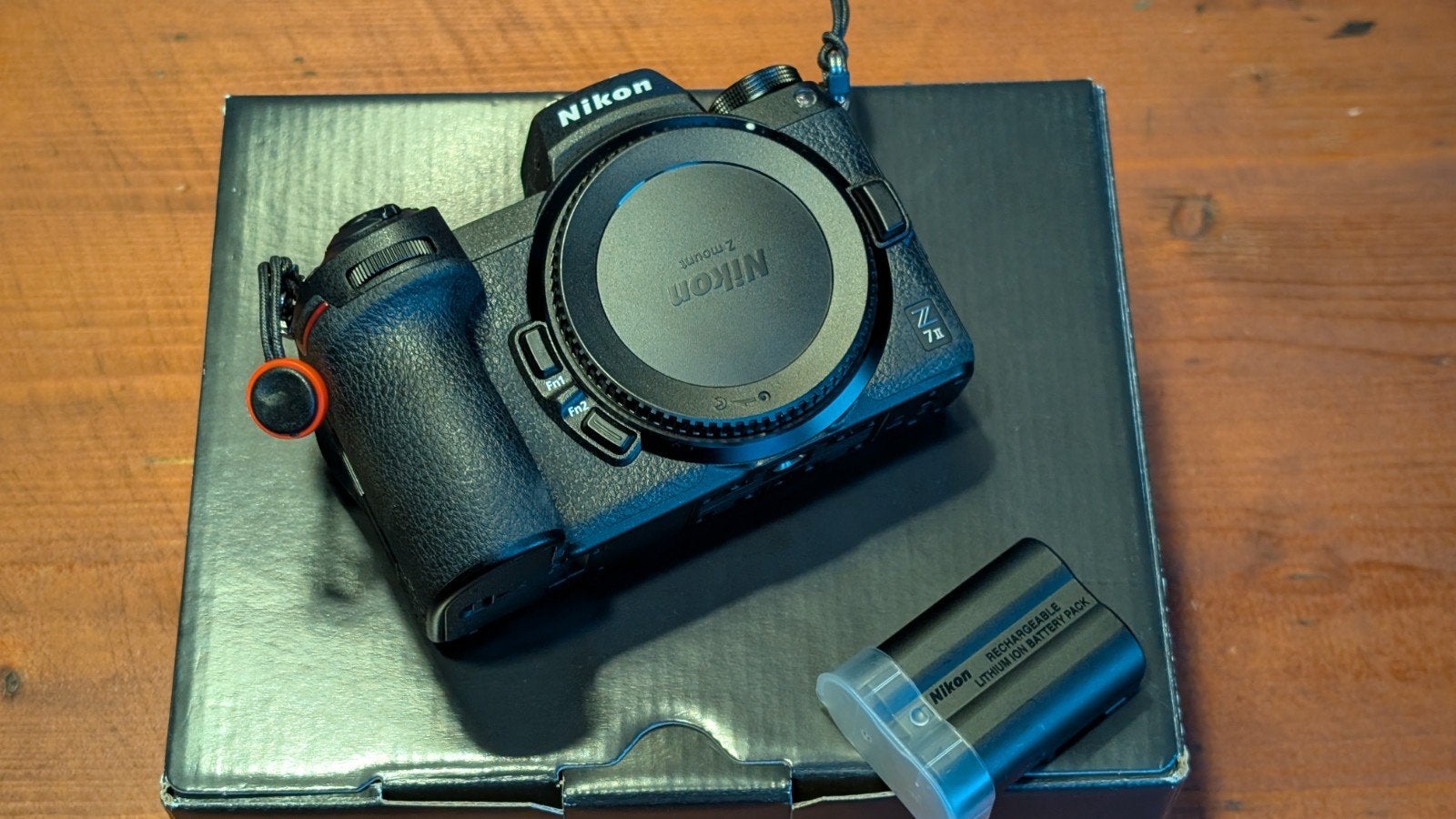 Nikon Z7ii, Audio, Tv en Foto, Ophalen, Zo goed als nieuw, Accu, Nikon