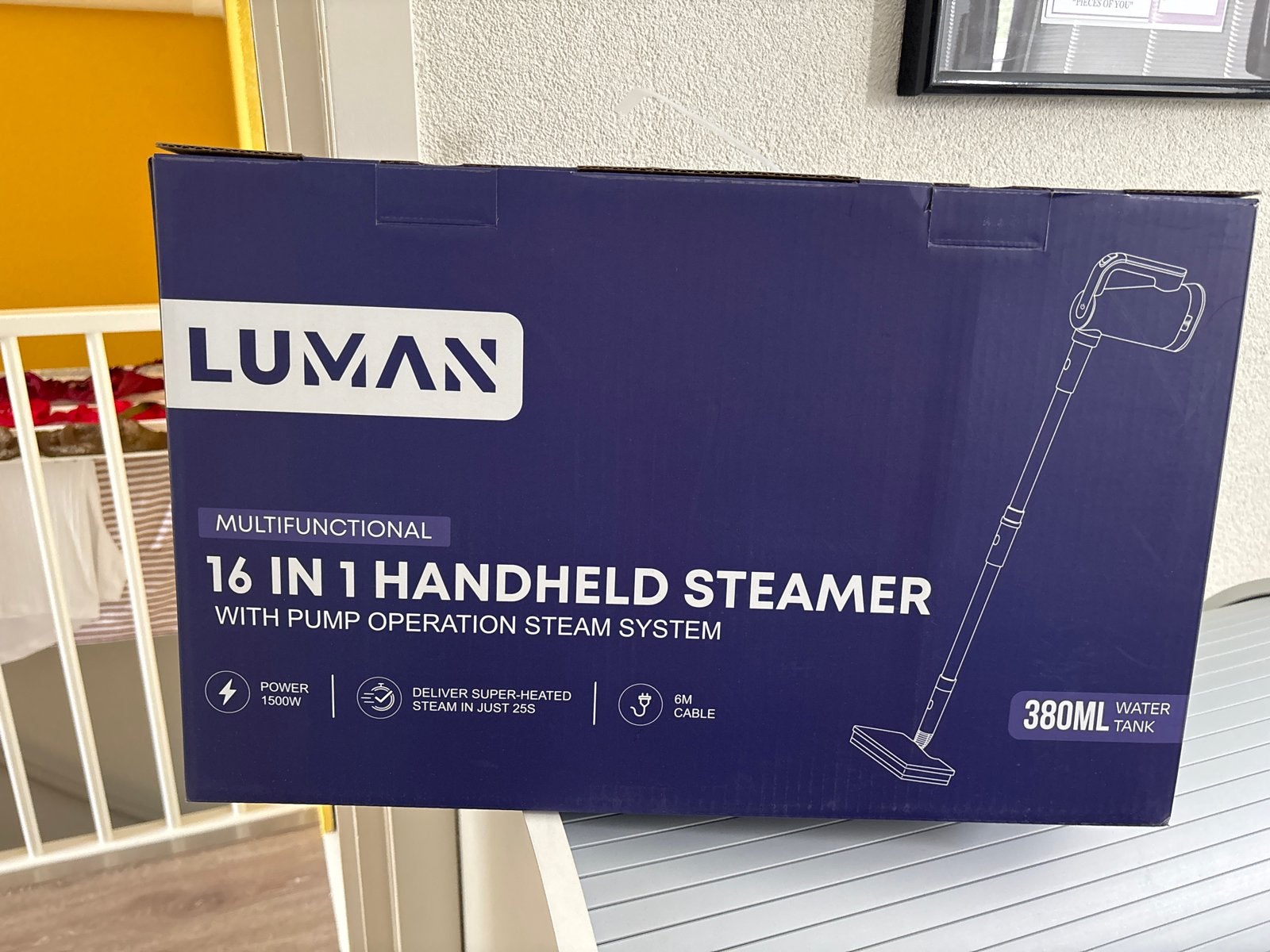 LUMAN 16-in-1 Handheld Steamer - Multifunctioneel, Witgoed en Apparatuur, Stoomapparaten, Ophalen of Verzenden, Nieuw, Stoomreiniger