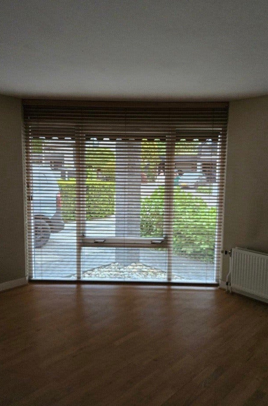 Sunway Houten Jaloezieën 261x240cm, Ophalen of Verzenden, Jaloezie, Hout