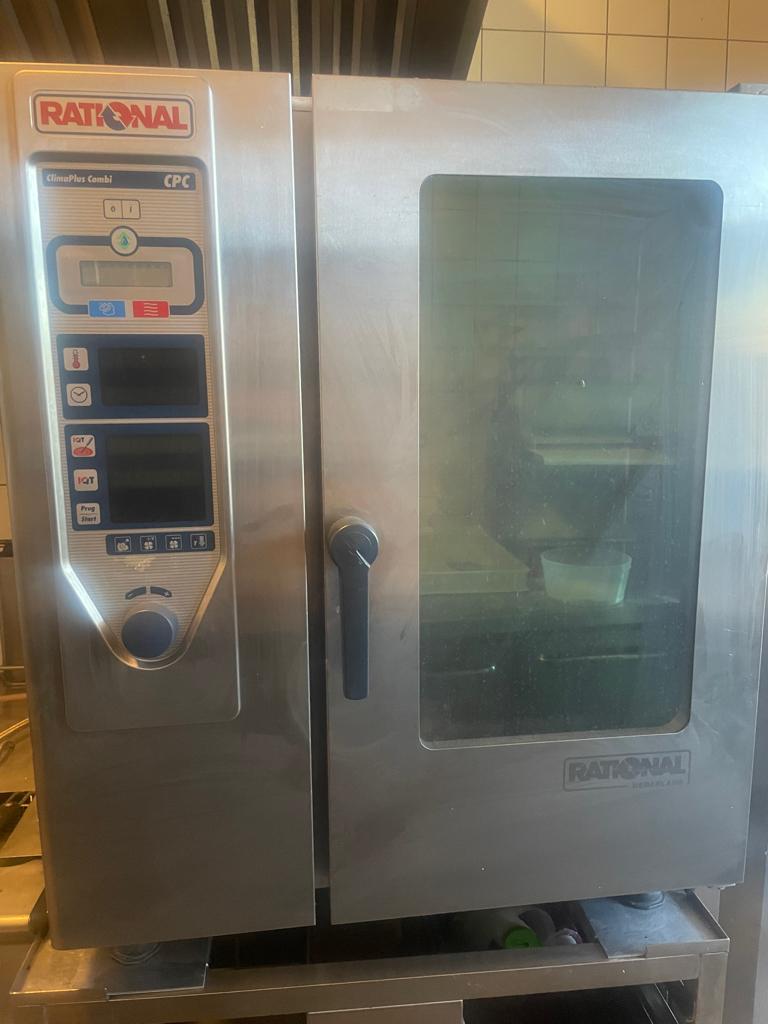 Elektrische Rational CPC combisteamer 10-laags, Ophalen, Gebruikt, Hete lucht, 60 cm of meer