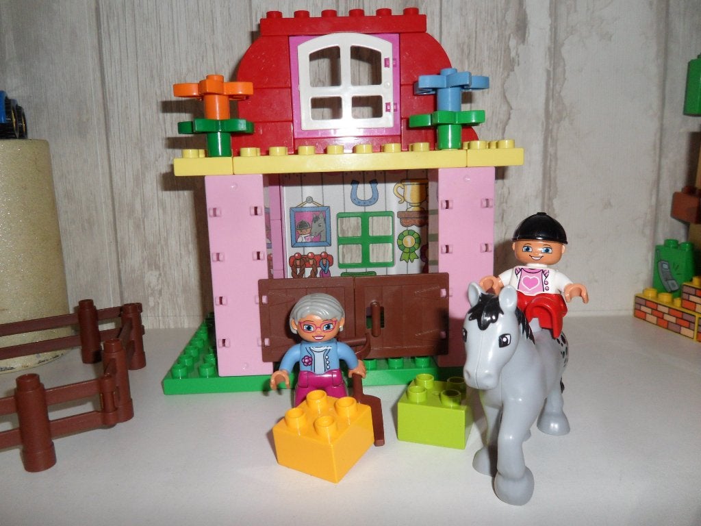 Duplo Ville Paardenstal, Ophalen of Verzenden, Zo goed als nieuw, Compleet, Duplo