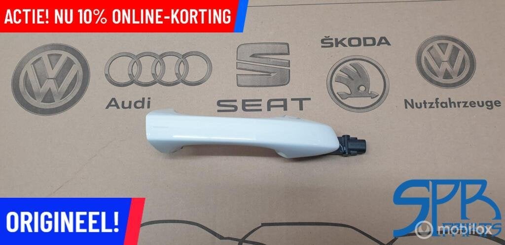 GOLF 7 LC9A KEYLESS Deurgreep Rechtsvoor PORTIERGREEP RECHTS, Volkswagen, Nieuw, Ophalen of Verzenden, Volkswagen