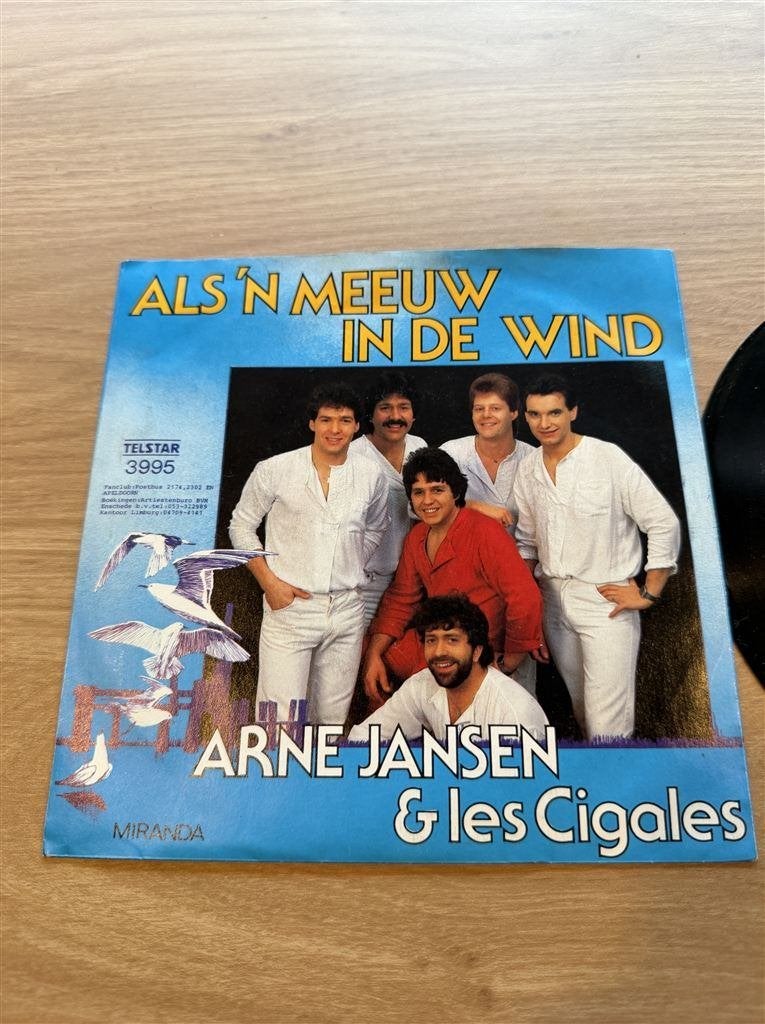 Arne Jansen & Les Cigales - Als 'n meeuw in de wind, Ophalen of Verzenden, Zo goed als nieuw, Nederlandstalig