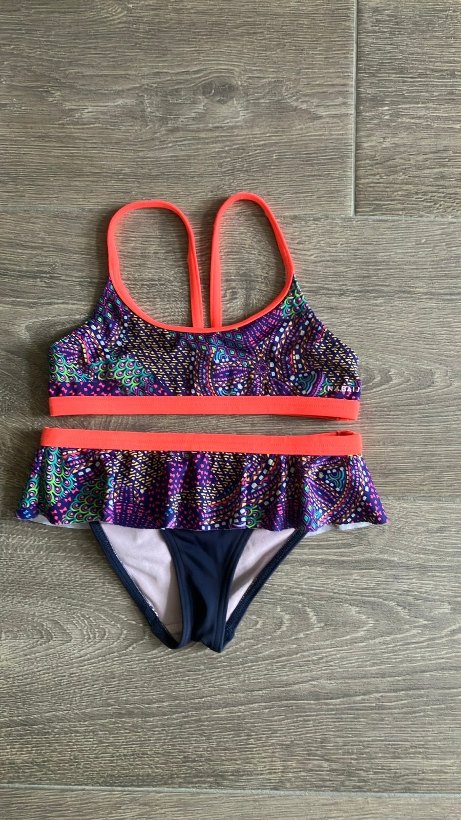 Nabaiji bikini voor meisjes - Maat 122 128, Kinderen en Baby's, Ophalen of Verzenden, Gebruikt, Meisje, Sport- of Zwemkleding