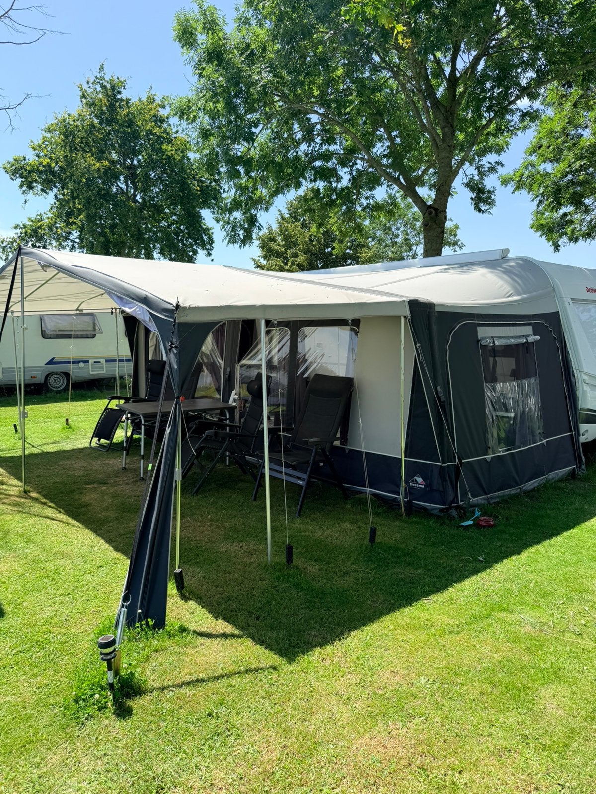 Dorema Monaco AIR voortent maat 15, Caravans en Kamperen, Ophalen, Zo goed als nieuw, Dorema