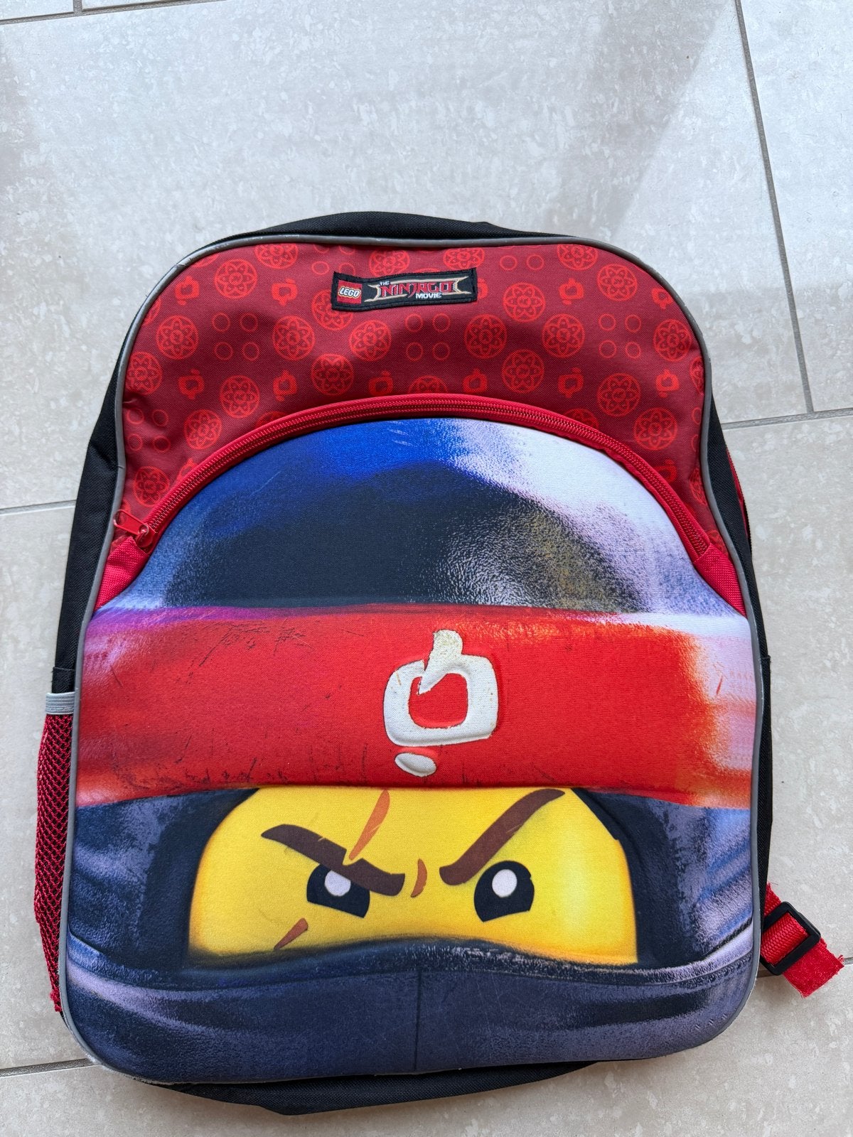 Lego Ninjago Rugzak , met Kay op de voorkant, Sieraden, Tassen en Uiterlijk, Tassen | Rugtassen, Ophalen of Verzenden, Gebruikt