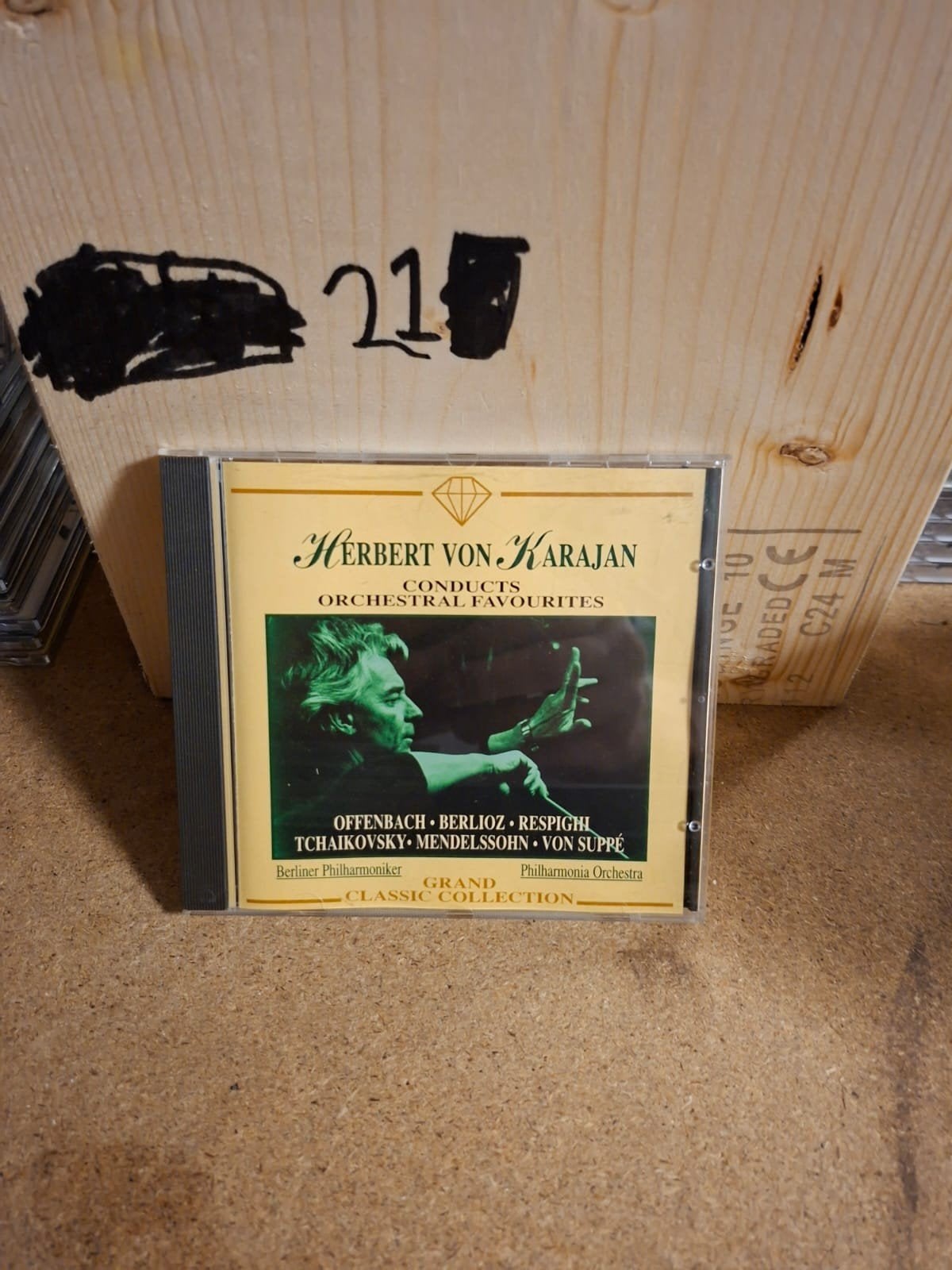 Herbert von Karajan - Orchestrale Favorieten CD, Gebruikt, Ophalen of Verzenden, Romantiek, Orkest of Ballet
