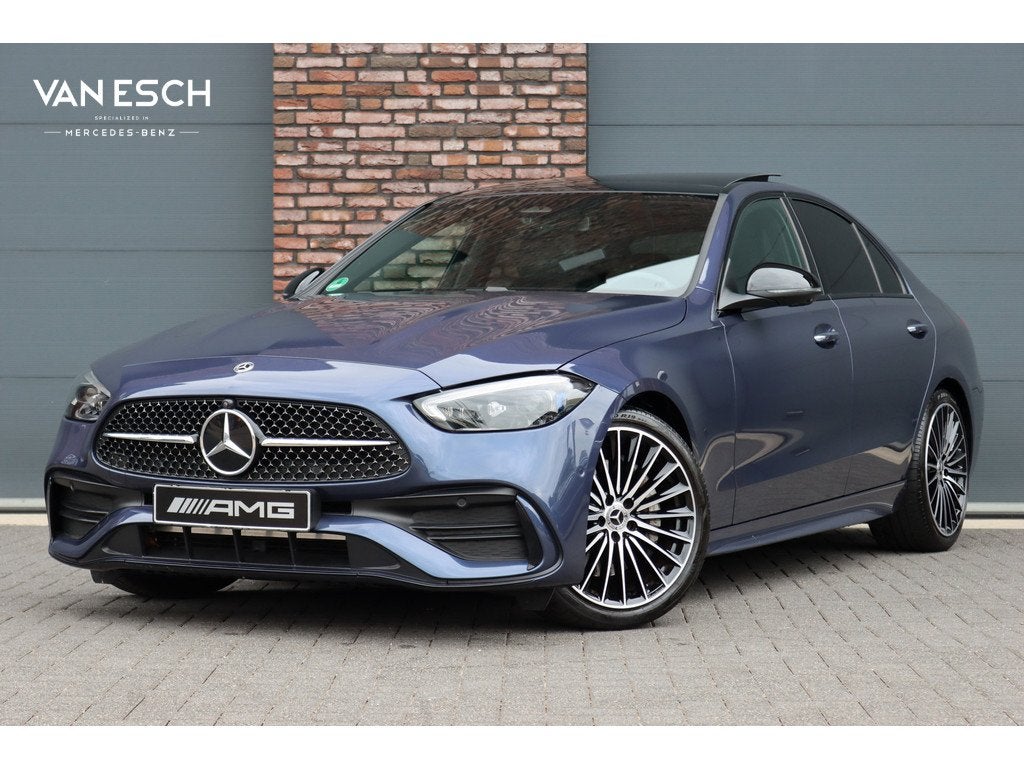 Mercedes-Benz C-Klasse 220 d AMG Line | Panoramadak | Surrou, Auto's, Mercedes-Benz, Bedrijf, Te koop, C-Klasse, 360° camera, ABS