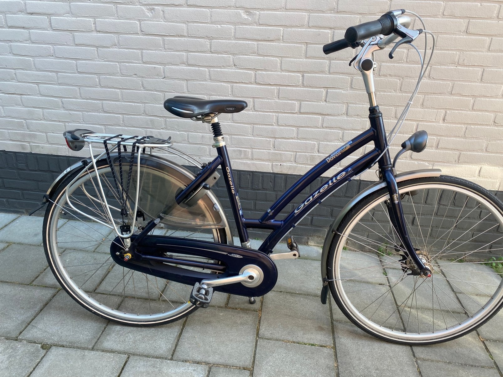 Gazelle Davos z.g.a.n., Ophalen, 47 tot 50 cm, Versnellingen, Zo goed als nieuw