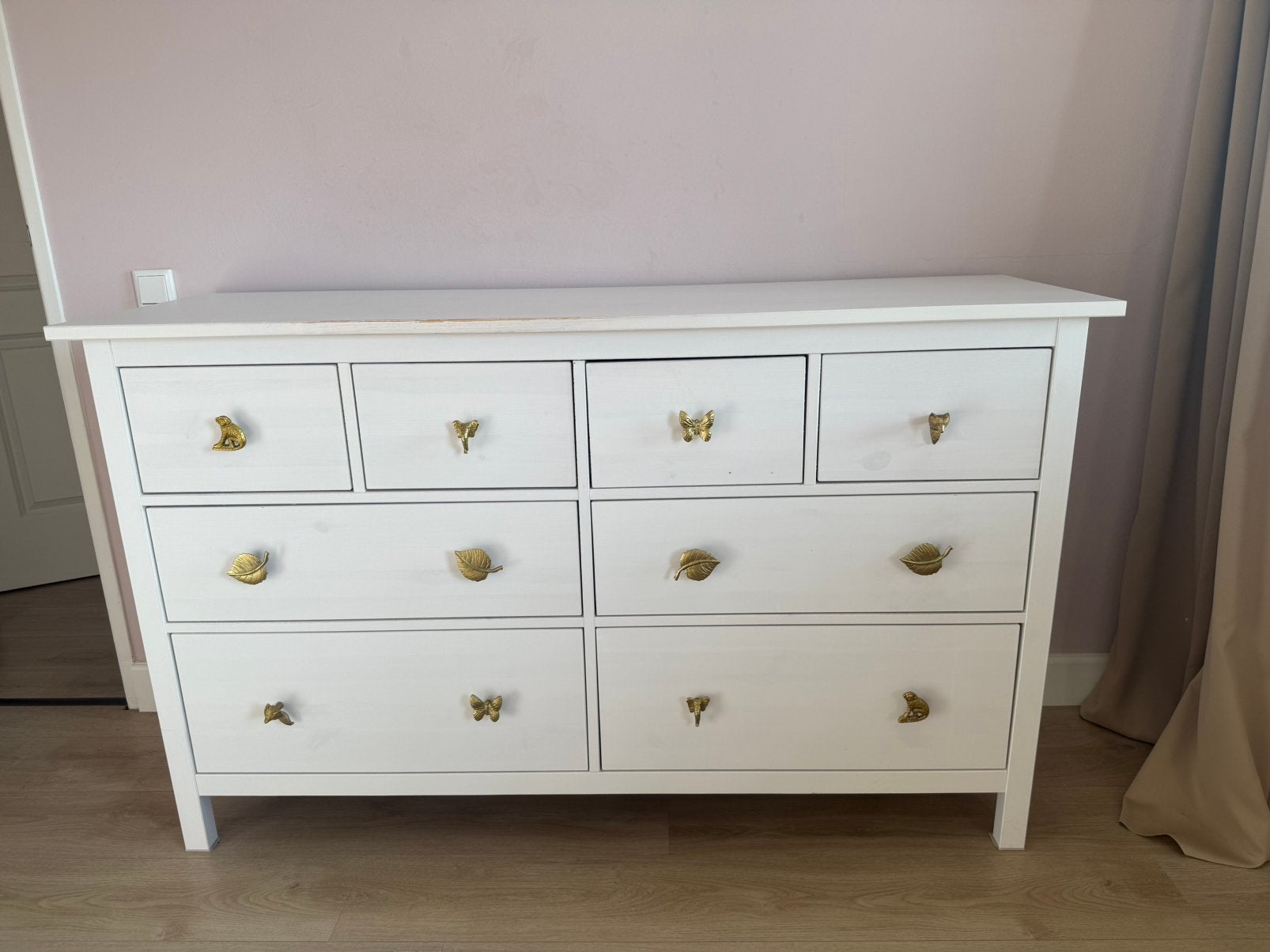 Ikea Hemnes ladekast, Gebruikt, 5 laden of meer, 150 tot 200 cm, Ophalen of Verzenden