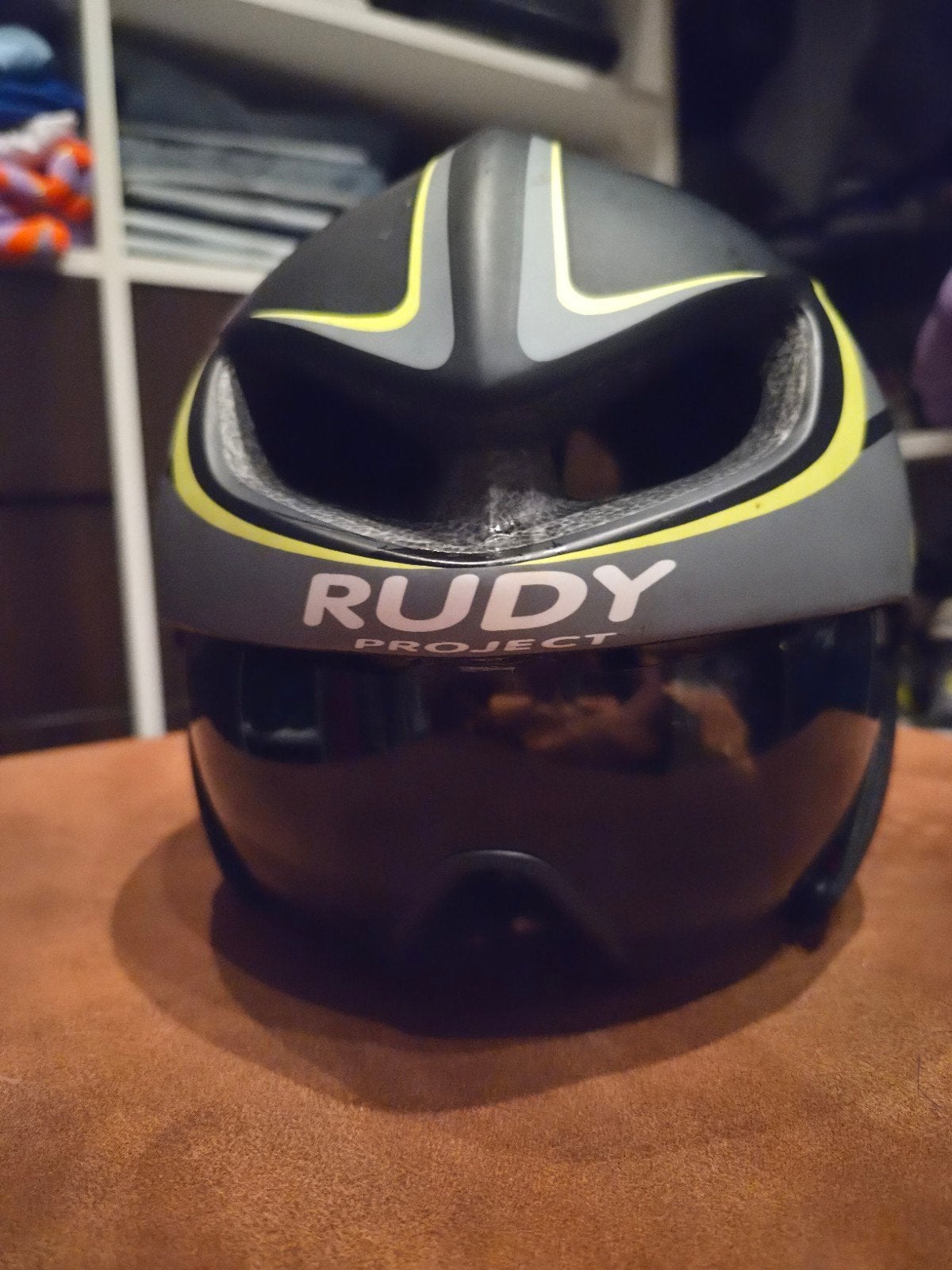 Rudy Project Tijdrithelm Maat M met opbergtas, Rudy Project, Zo goed als nieuw, Heer of Dame, M