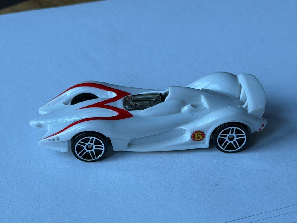 Hot Wheels speelgoed auto, Mach 6 Diecast, Ophalen of Verzenden, Gebruikt, Handmatig, Hot Wheels