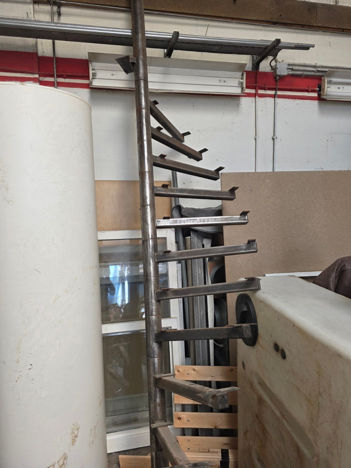 Stalen wenteltrap, Ophalen, 2 tot 4 meter