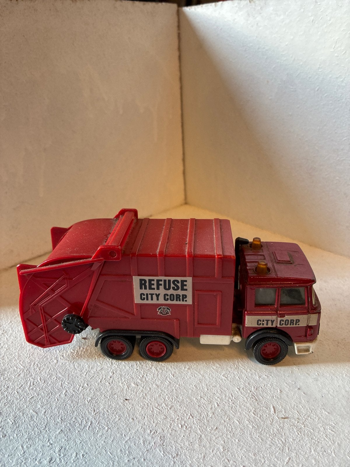 Matchbox Super Kings K-21 Refuse City Corp vuilniswagen, Ophalen of Verzenden, Gebruikt