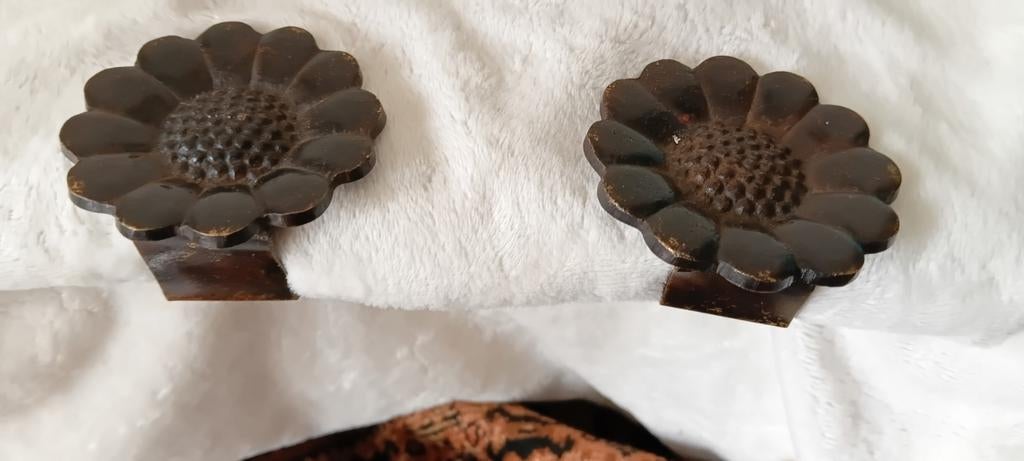 2 ijzeren tafelblad klemmen, Tuin en Terras, Ophalen of Verzenden