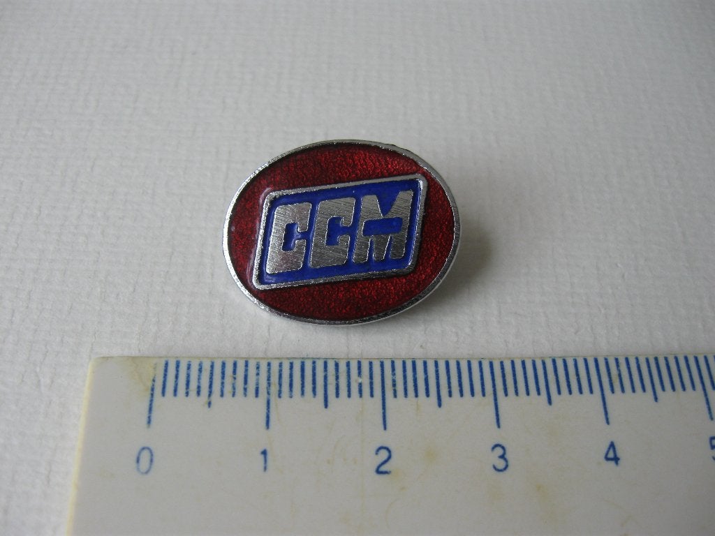Mooie Emaille MOTOR broche - speld CCM, Verzenden, Overige onderwerpen