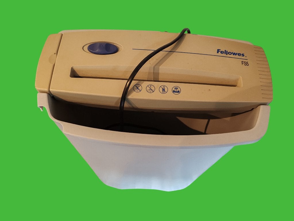 Fellowes FS5+ papiervernietiger – gebruikt, werkend, Diversen, Papierwaren, Gebruikt, Ophalen of Verzenden