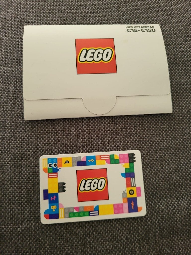 Cadeaukaart Lego, Tickets en Kaartjes, Eén persoon, Cadeaubon, Overige typen