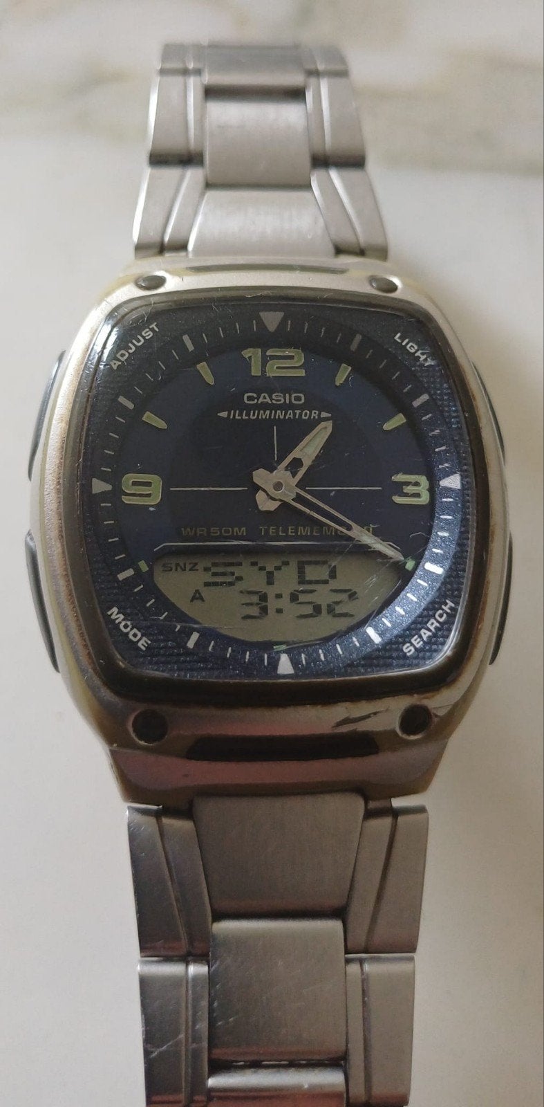 casio horloge, Overige merken, Staal, Polshorloge, 1960 of later