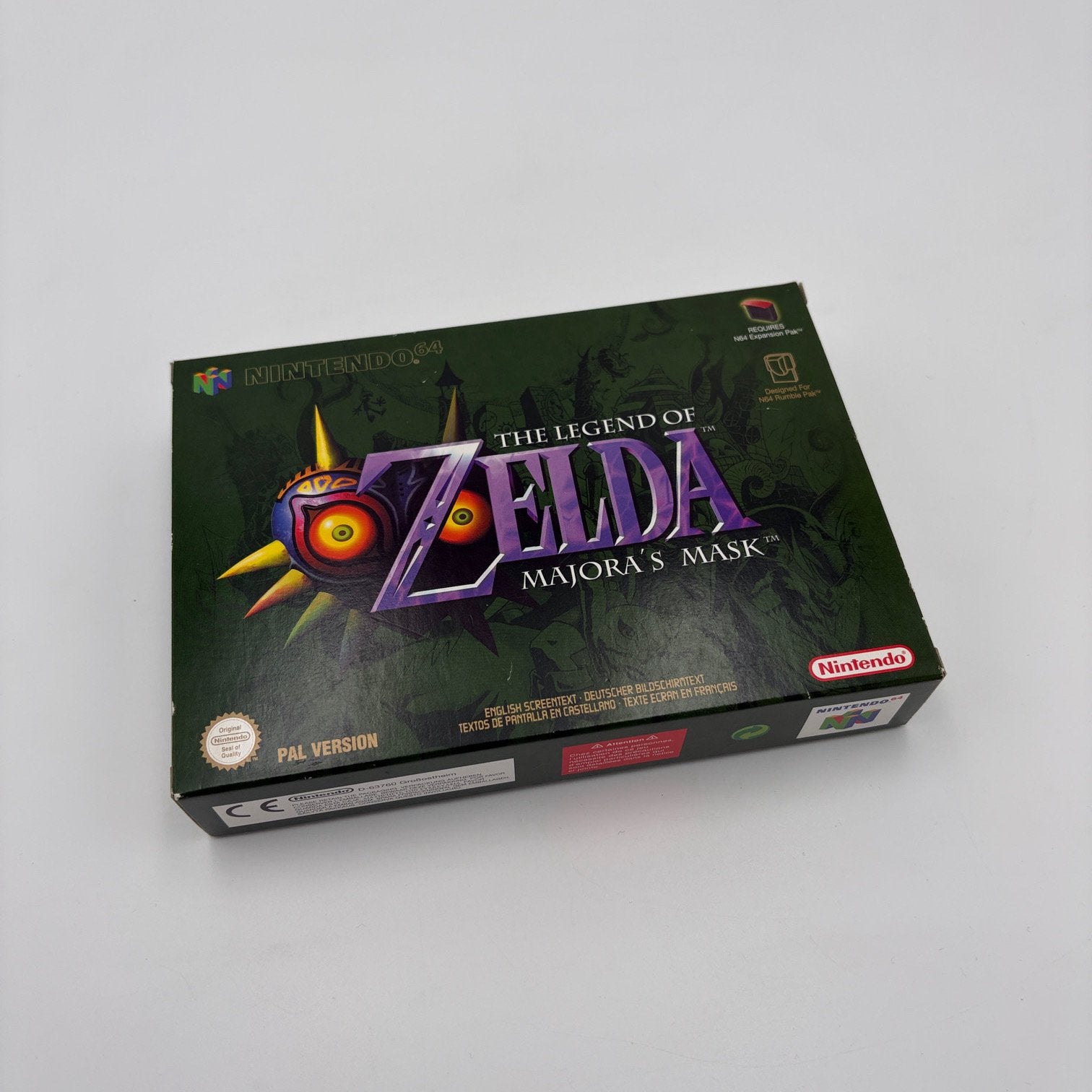 The Legend Of Zelda Majora's Mask Nintendo 64 (EUR), Gebruikt, ., 1 speler, Ophalen of Verzenden