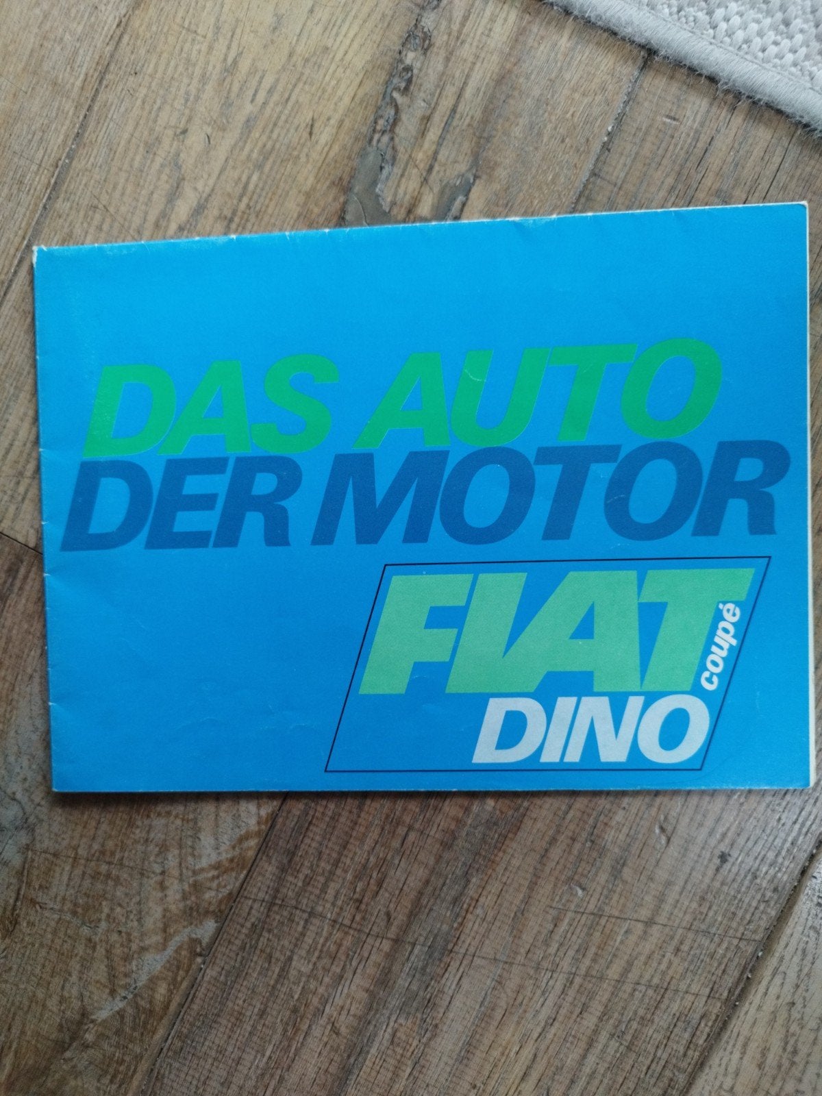 Fiat Dino Coupé brochure uit 1967 - Duits, 24 pagina's, Ophalen of Verzenden, Zo goed als nieuw, Fiat dino