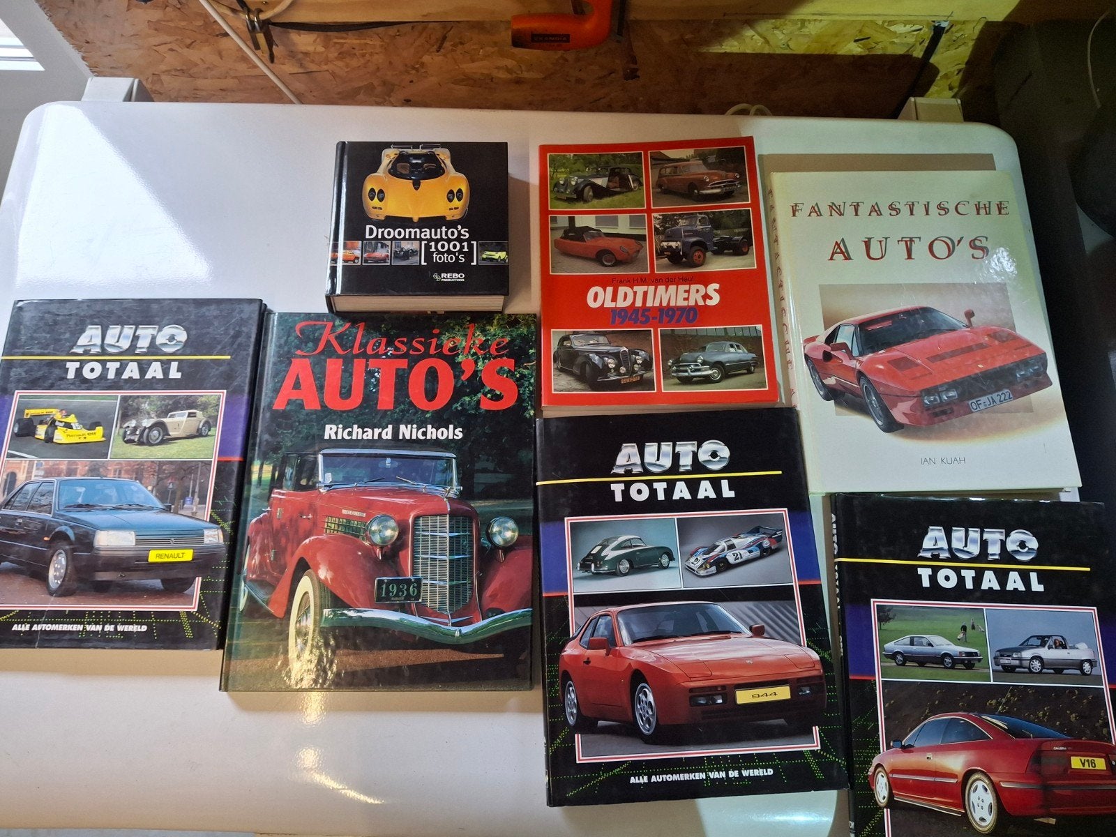 Collectie autoboeken: Klassiekers, Oldtimers, Droomauto's, Boeken, Auto's | Boeken, Ophalen, Gelezen, Algemeen, Diverse auteurs