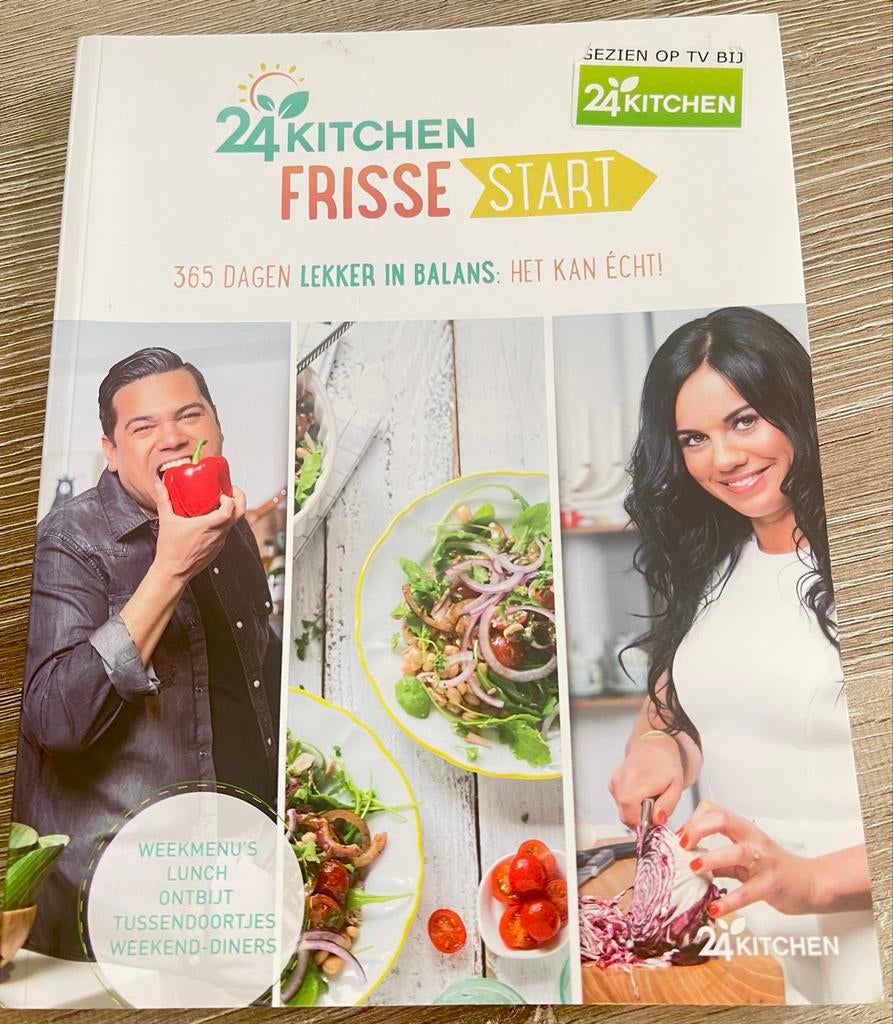 24Kitchen Frisse Start: 365 dagen lekker in balans, Voorgerechten en Soepen, Ophalen of Verzenden, Zo goed als nieuw, Gezond koken