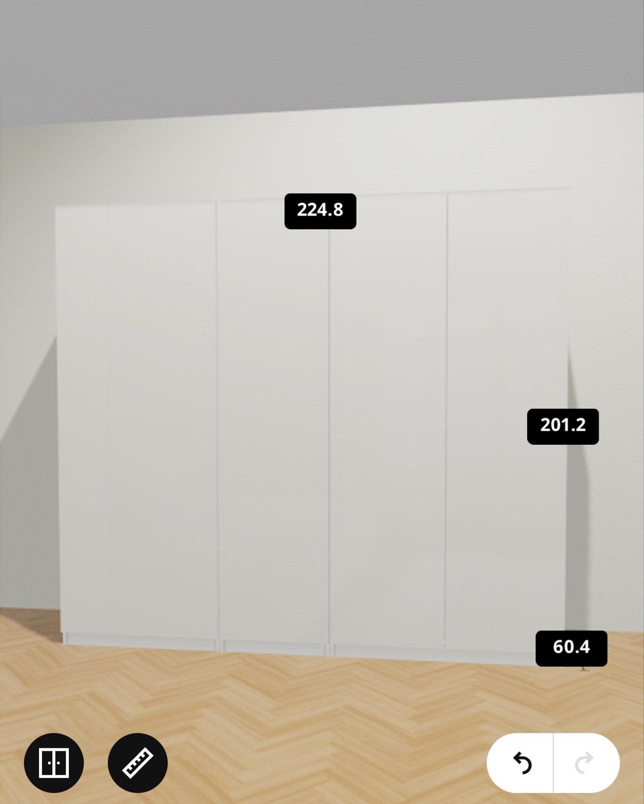 Ikea PAX KAST wit met lades en hangruimte, Ophalen, Overige materialen, 200 cm of meer, 50 tot 100 cm