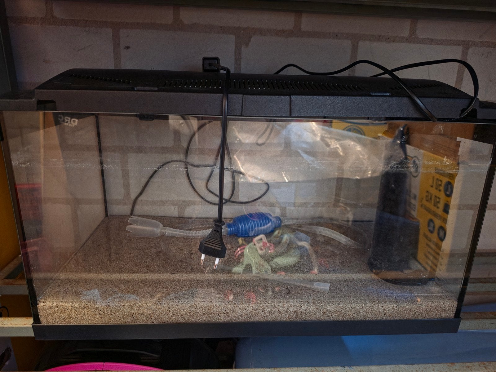 Aquarium, Ophalen, Gebruikt, Leeg aquarium, Inclusief deksel