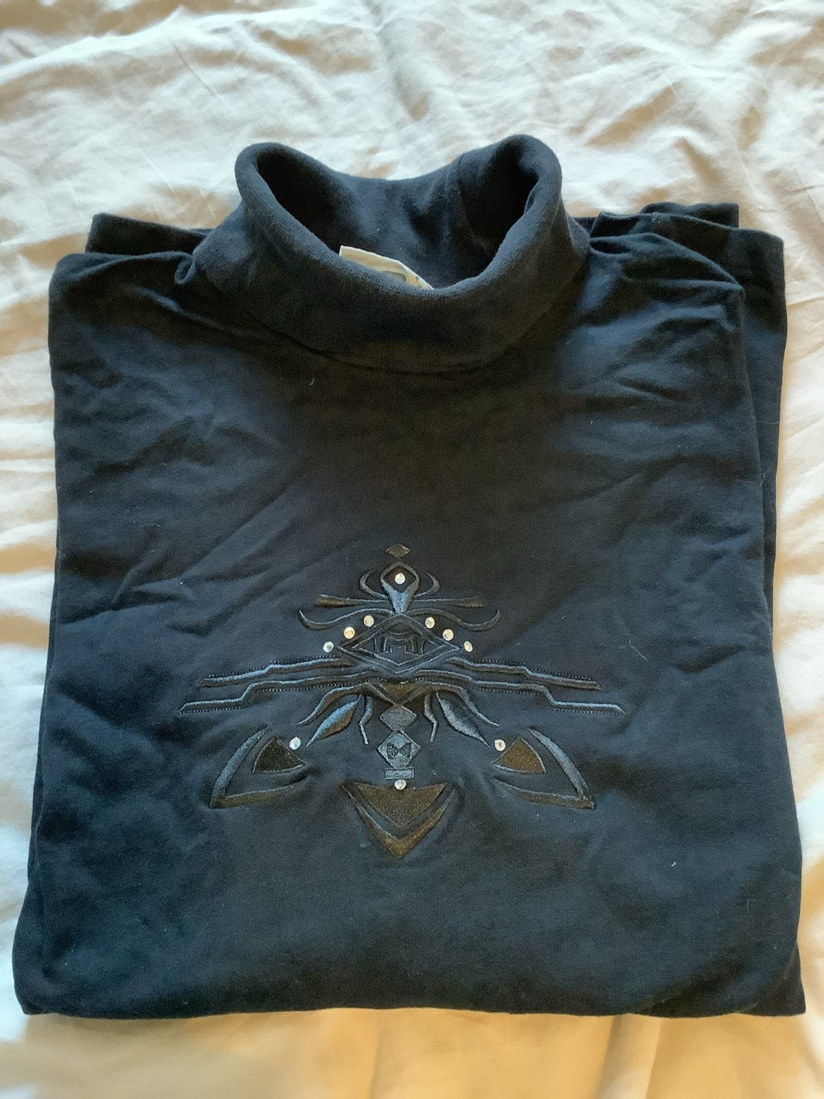 Mäser ski pully met opdruk, Ophalen of Verzenden, Gedragen, Maat 38/40 (M), Zwart