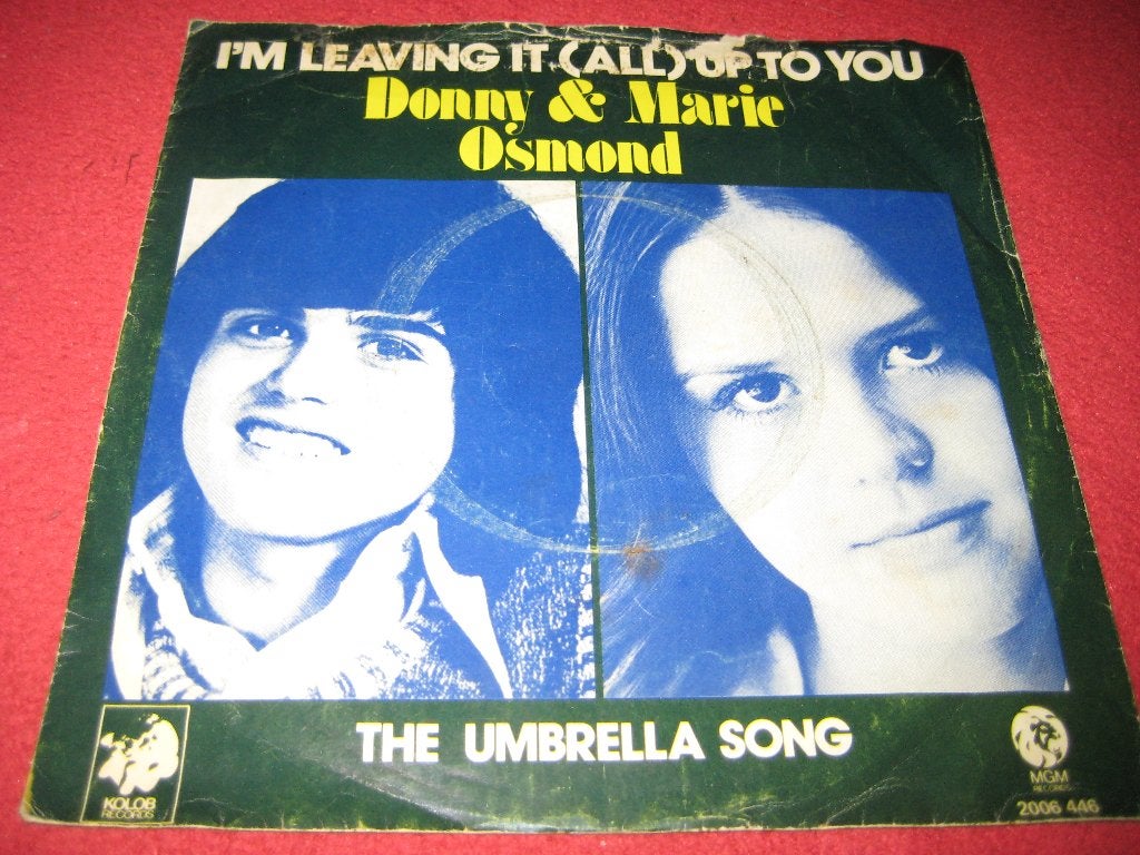 Donny + Mary Osmond: I`m leaving it all up to you, Ophalen of Verzenden, Zo goed als nieuw, Pop