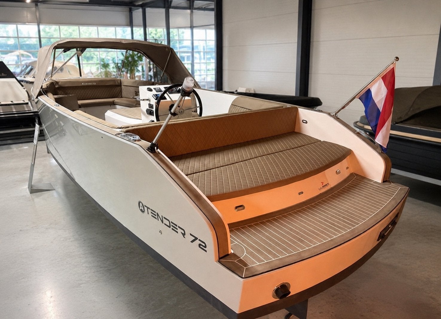 Super complete Atender72 bj 2026, Tender, Binnenboordmotor, Diesel, Zo goed als nieuw