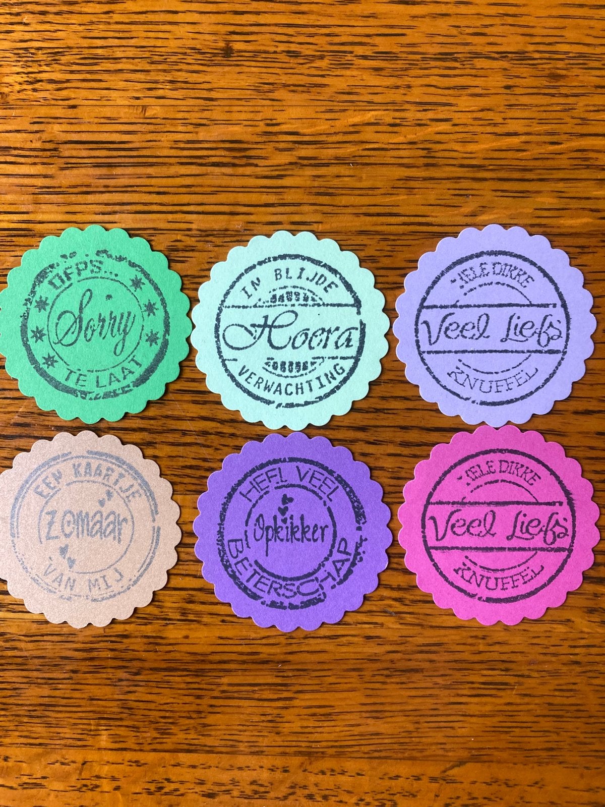 Stansjes: tekstlabels, Ophalen of Verzenden, Nieuw, Overige thema's, Overige typen