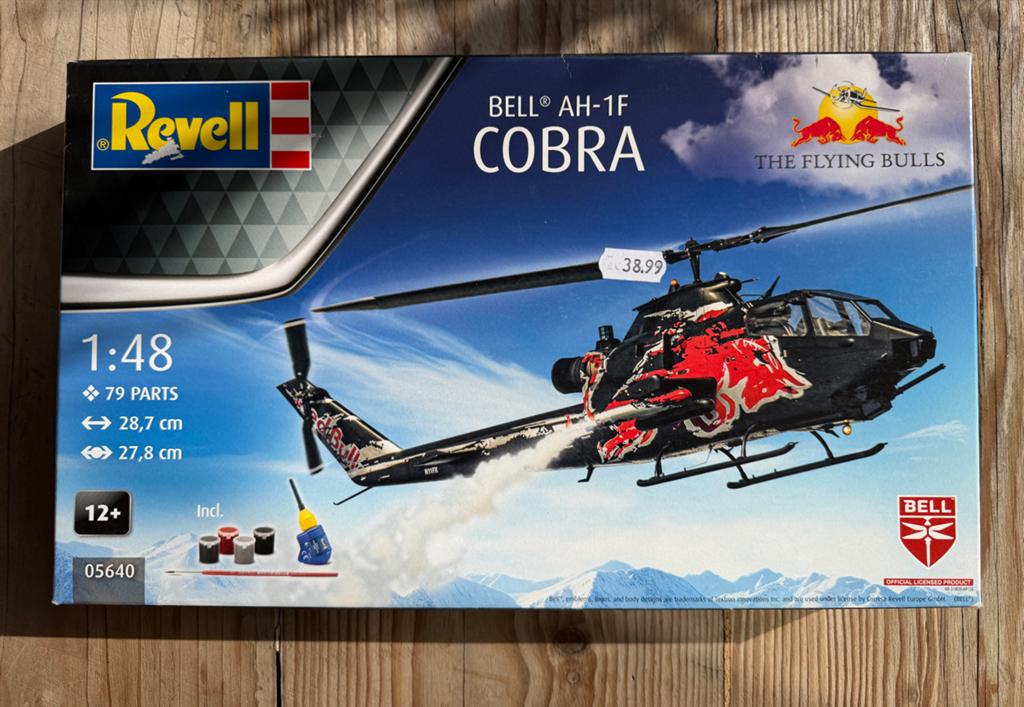 Revell Bell AH-1F Cobra 'The Flying Bulls' modelbouw, Verzenden, Nieuw, Groter dan 1:72, Revell