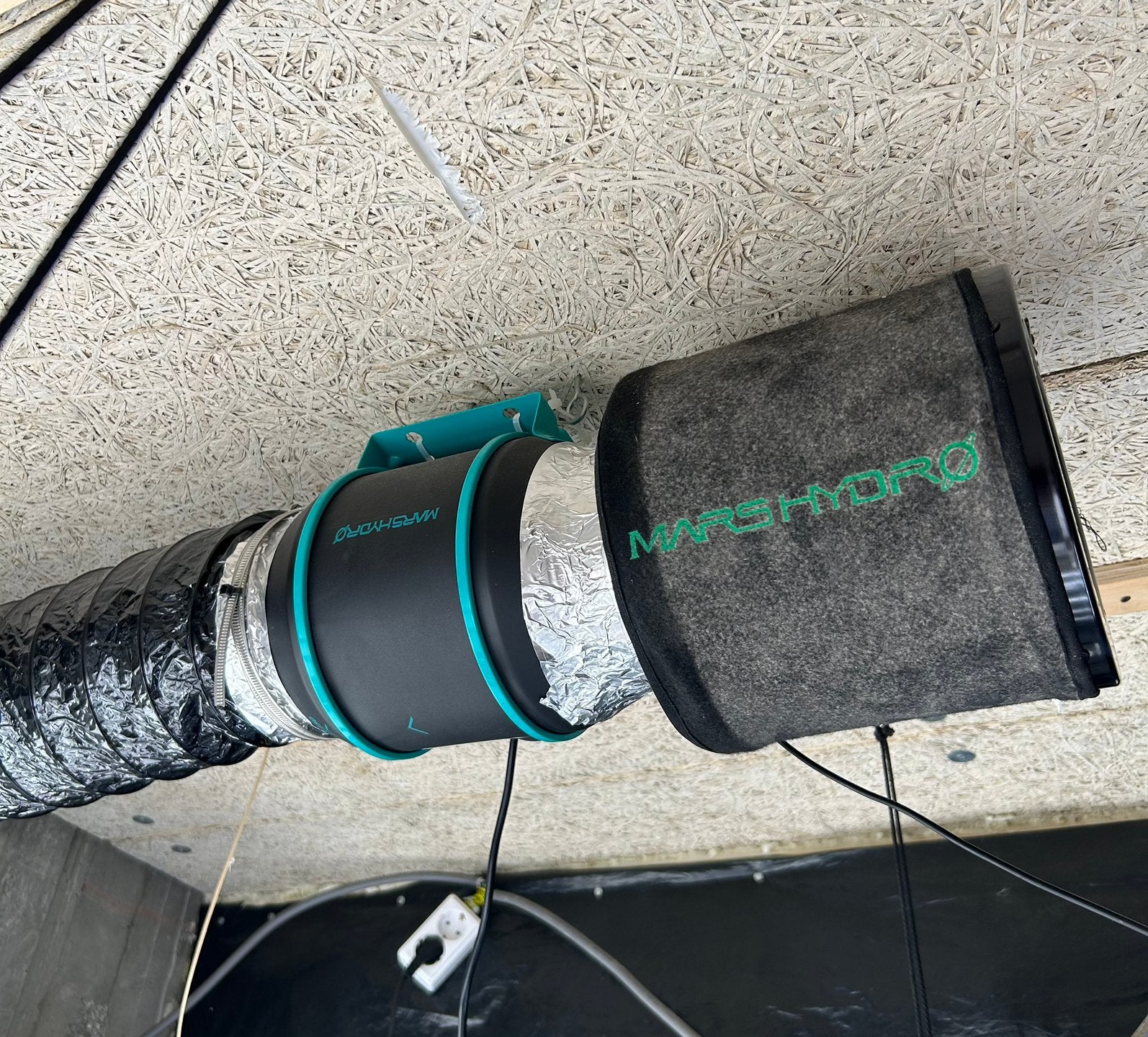 Marshydro Afzuiger 150mm met fan controller, Ophalen of Verzenden, Zo goed als nieuw, Afzuiger