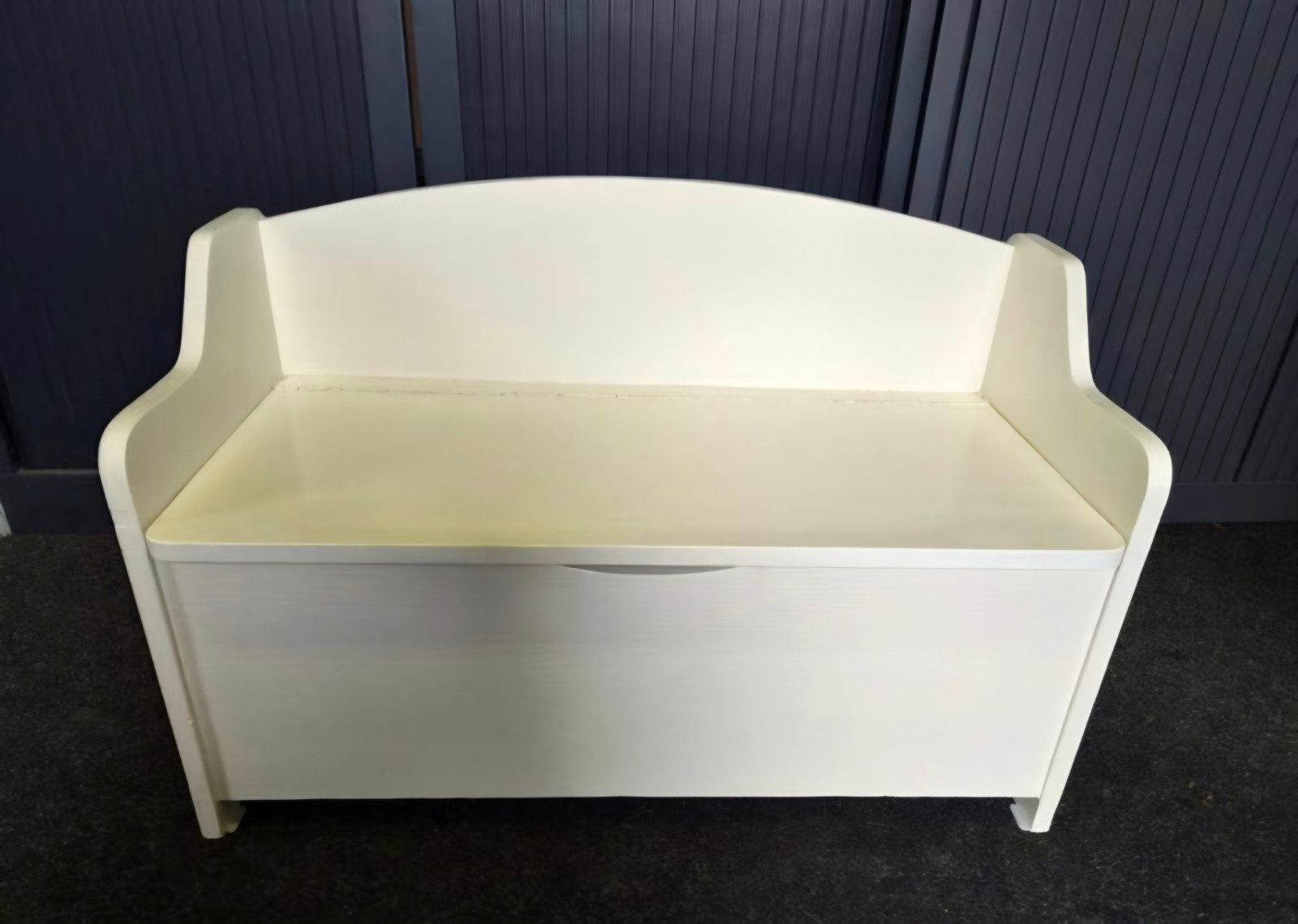 Witte speelgoedkist/bankje voor kinderkamer, Ophalen, Gebruikt, Overige typen