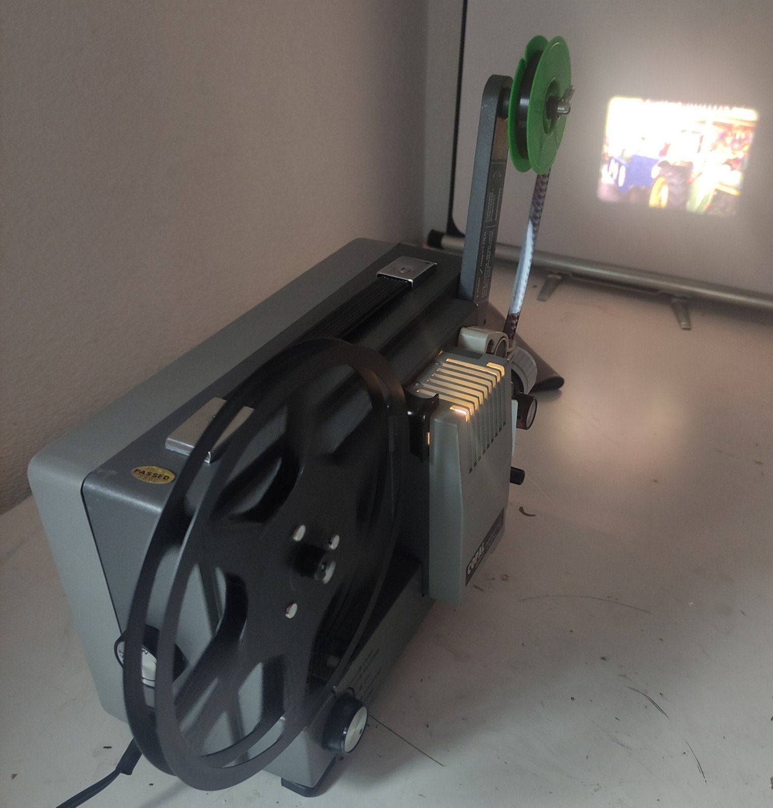 COPAL SUPER 8 en DUBBEL 8 FILMPROJECTOR met REGELBAAR BLD, Ophalen of Verzenden, 8mm film