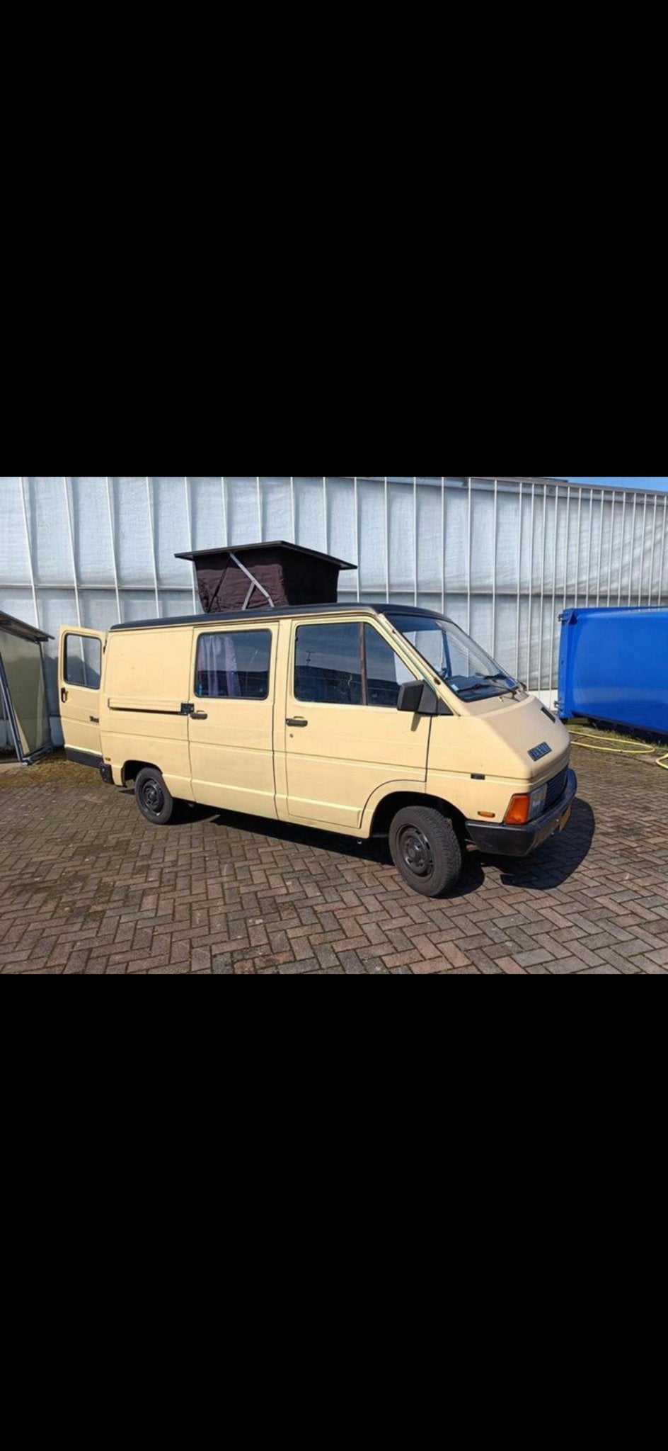 Renault trafic 1983 wegenbelastingvrij camperbus MOET WEG, Ophalen, Gebruikt, Renault