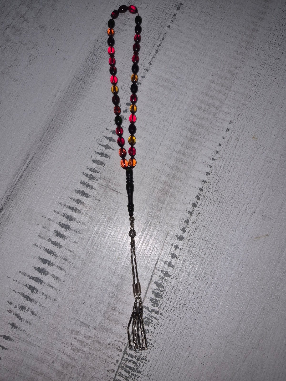 Gebedskralen Tasbih Tesbih Rozenkrans, Ophalen of Verzenden, Zo goed als nieuw, Overige kleuren, Overige materialen
