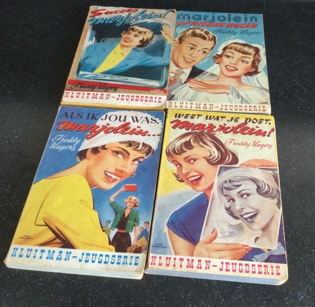 Freddy Hagers. Hans Borrebach. Jeudserie meisjes, Gelezen, Diverse auteurs, Ophalen of Verzenden, Fictie