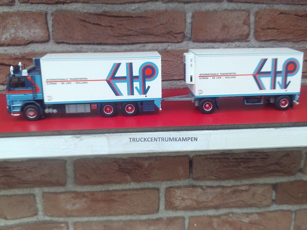 Tekno  Scania  142  V8  van  Hans  Prins - De  Lier., Hobby en Vrije tijd, Ophalen of Verzenden, Nieuw, Bus of Vrachtwagen, Tekno