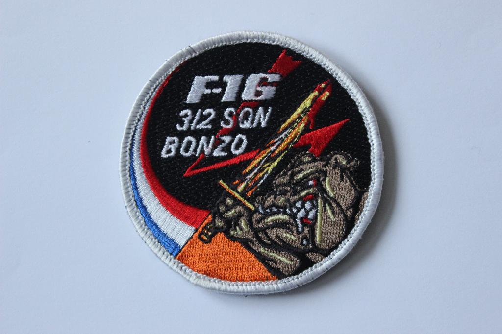 swirl 312  sqn  rnlaf  diameter  7,5  cm, Verzenden, Zo goed als nieuw, Patch, Badge of Embleem