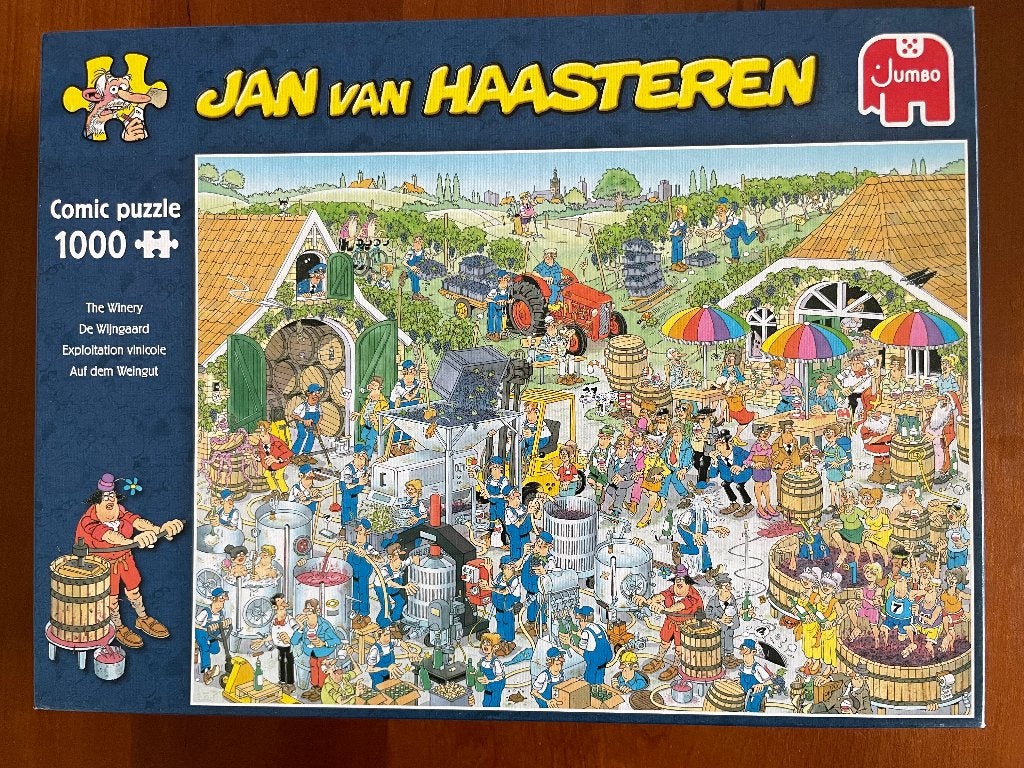 Mooie Jan van Haasteren, 1000 stukjes !, Hobby en Vrije tijd, Denksport en Puzzels, Ophalen, 500 t/m 1500 stukjes, Zo goed als nieuw